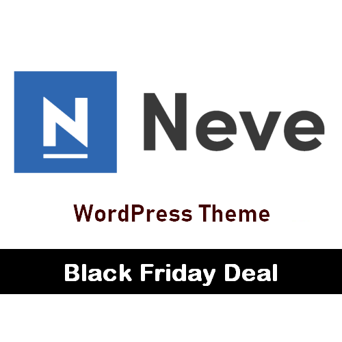 Neve テーマのブラック フライデー セール - 最大 65% オフ! 1 neve theme black friday deal