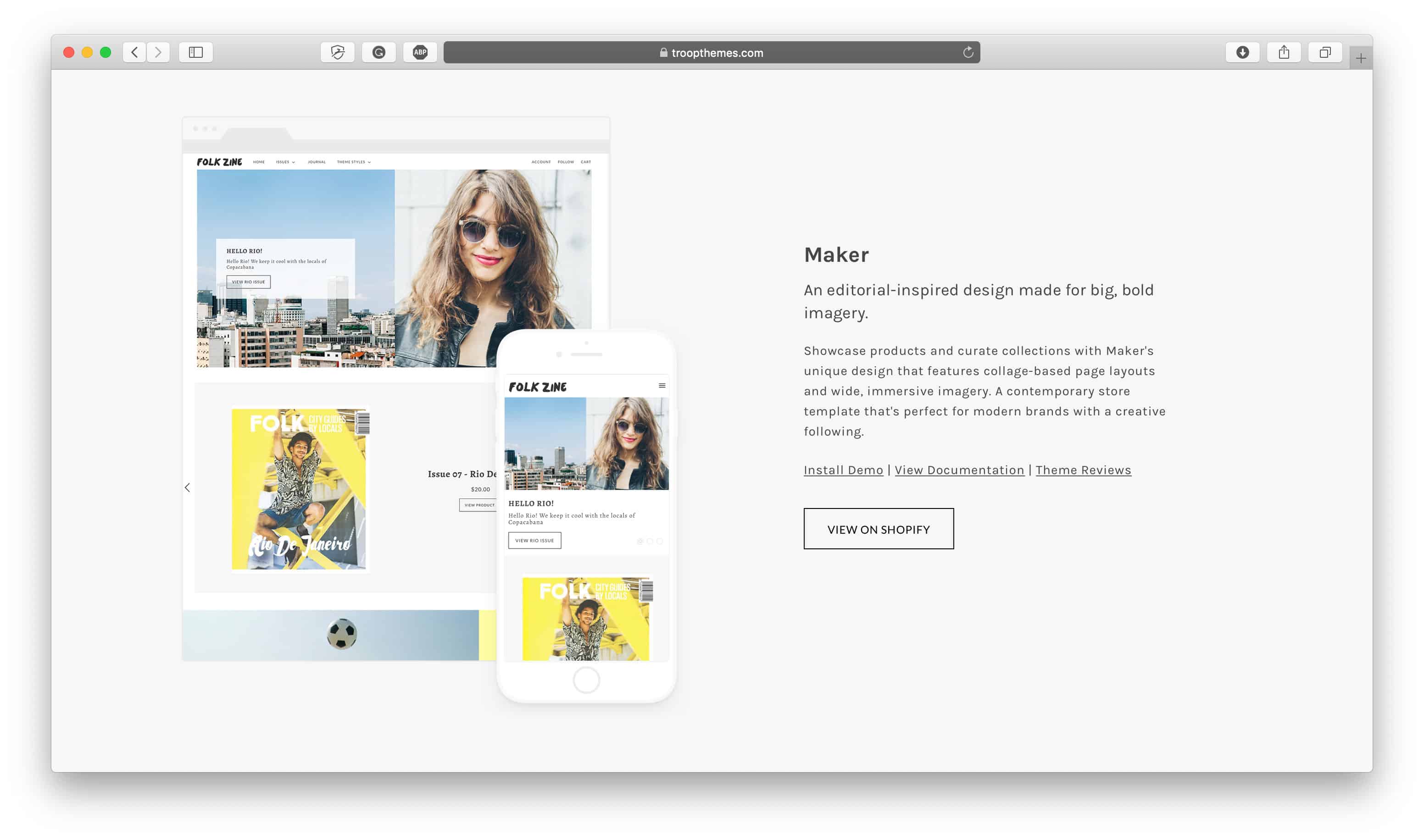 Maker Shopify Teması