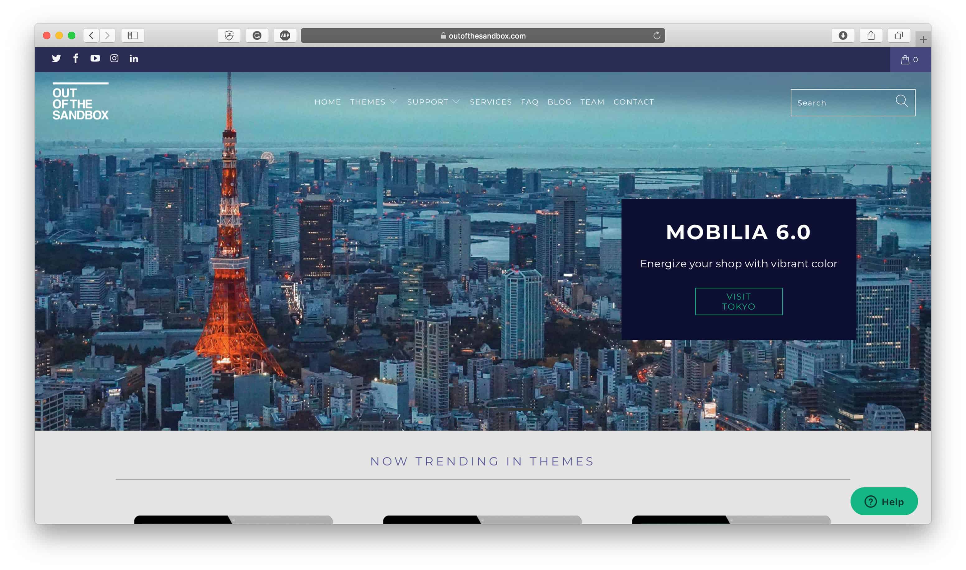 Sandbox'ın Dışında Shopify Temaları