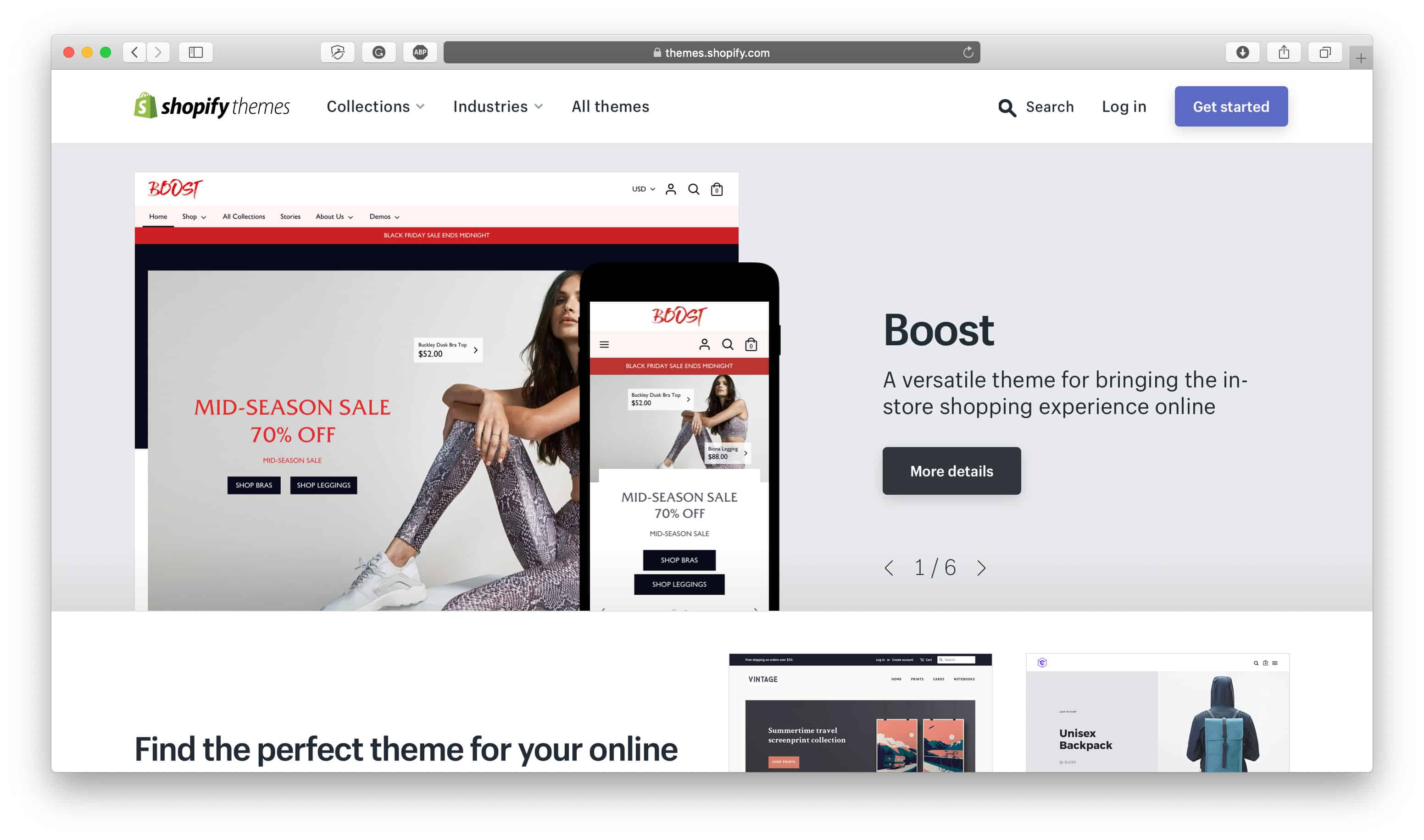 Shopify Tema Mağazası