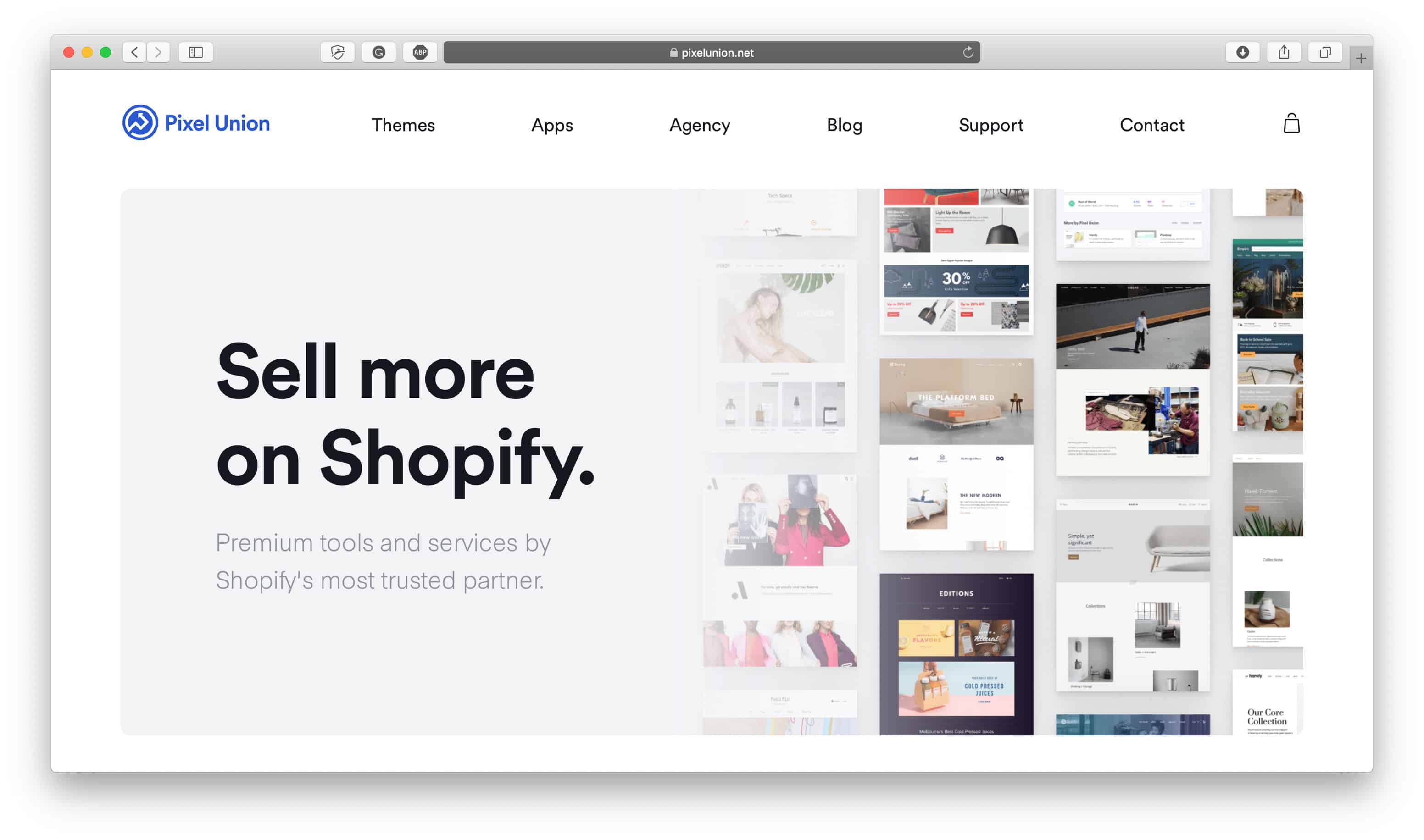 Pixel Union Shopify Temaları