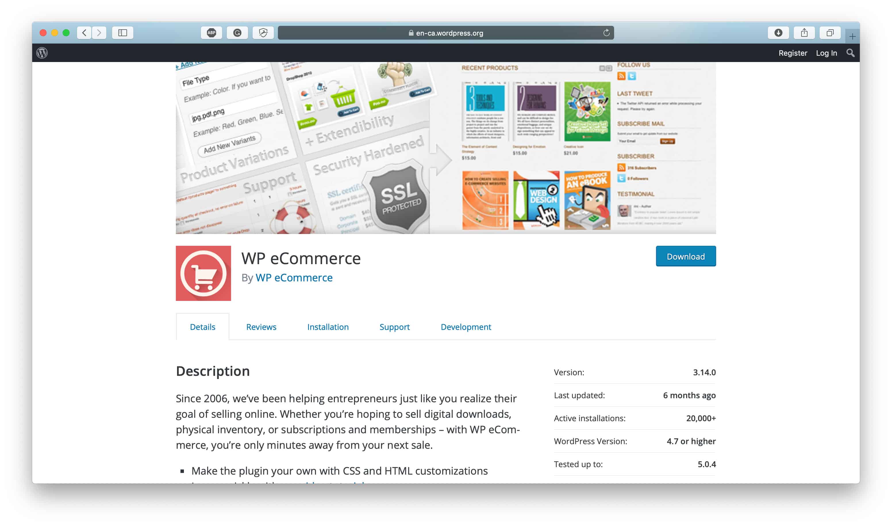 WP E-ticaret WordPress Eklentisi