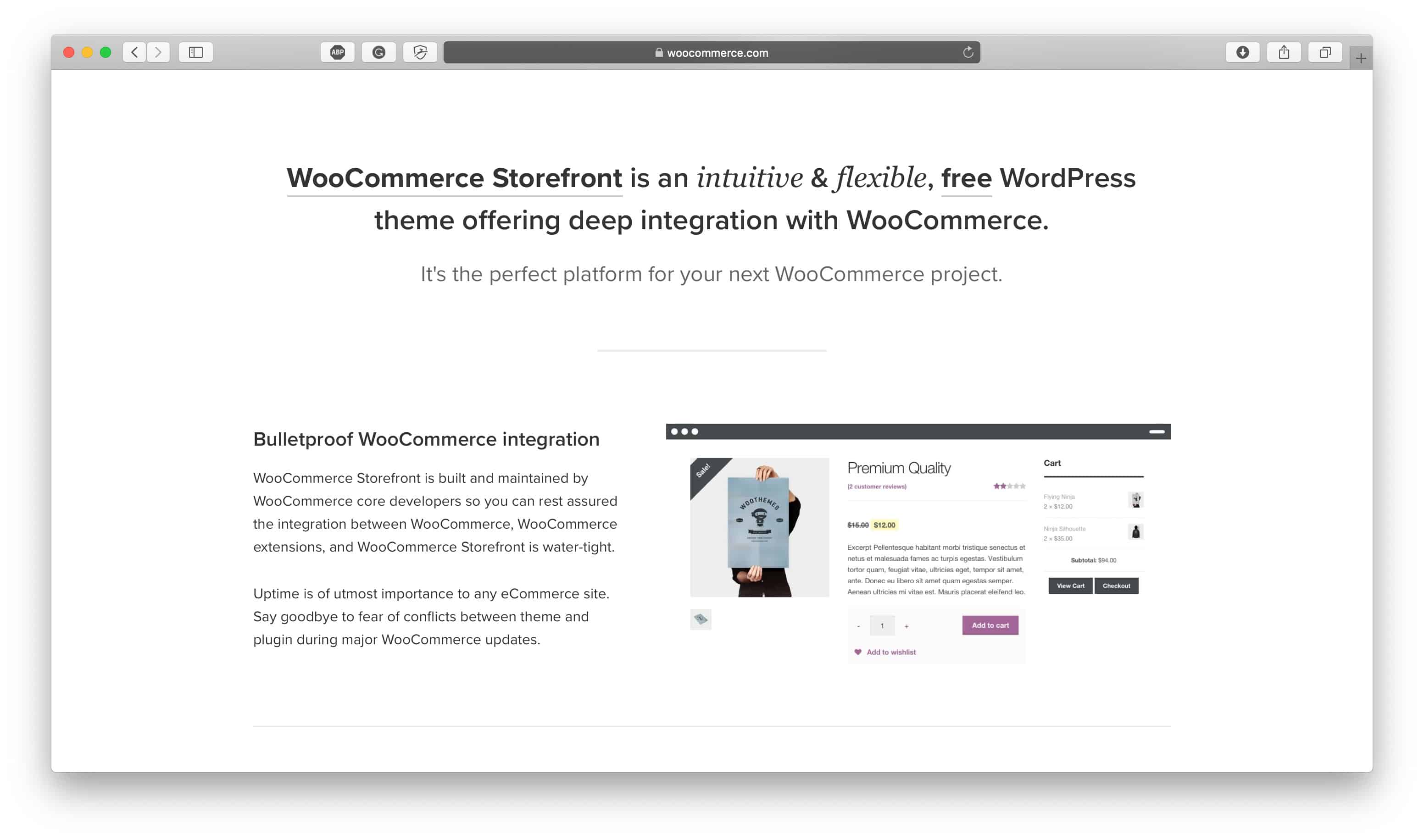 WooCommerce Vitrin