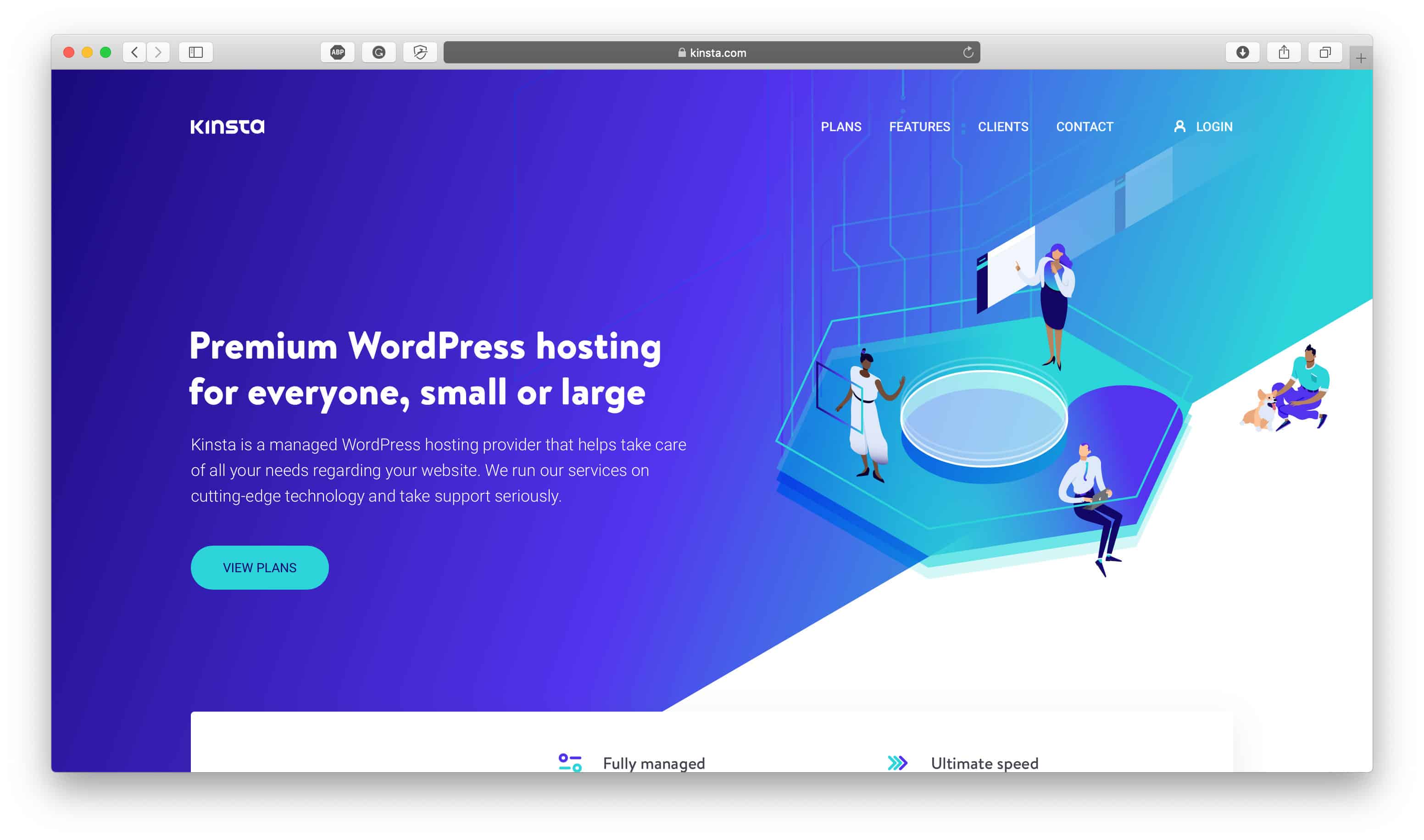 Kinsta Ana Sayfası