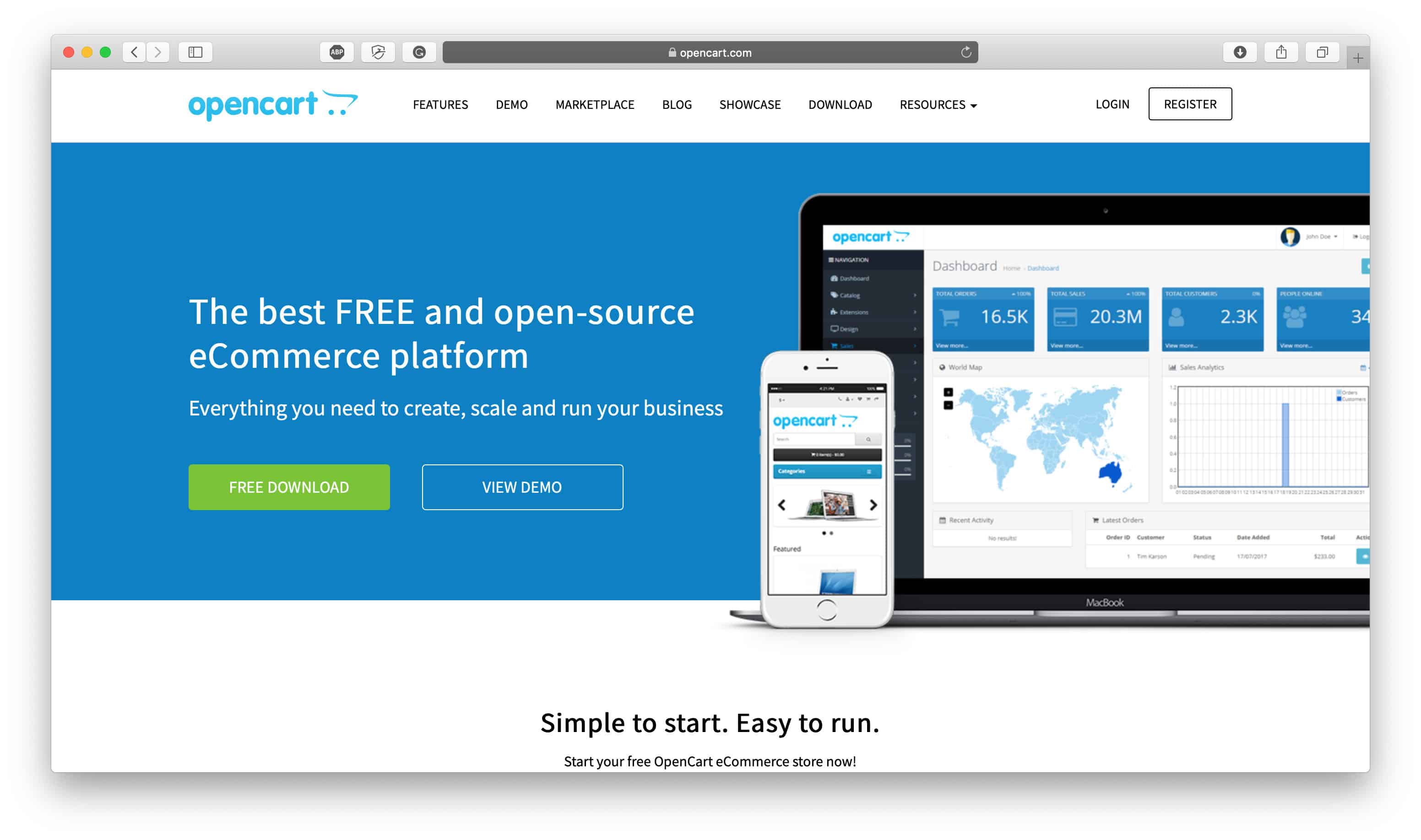 OpenCart Open-Source-E-Commerce-Plattform