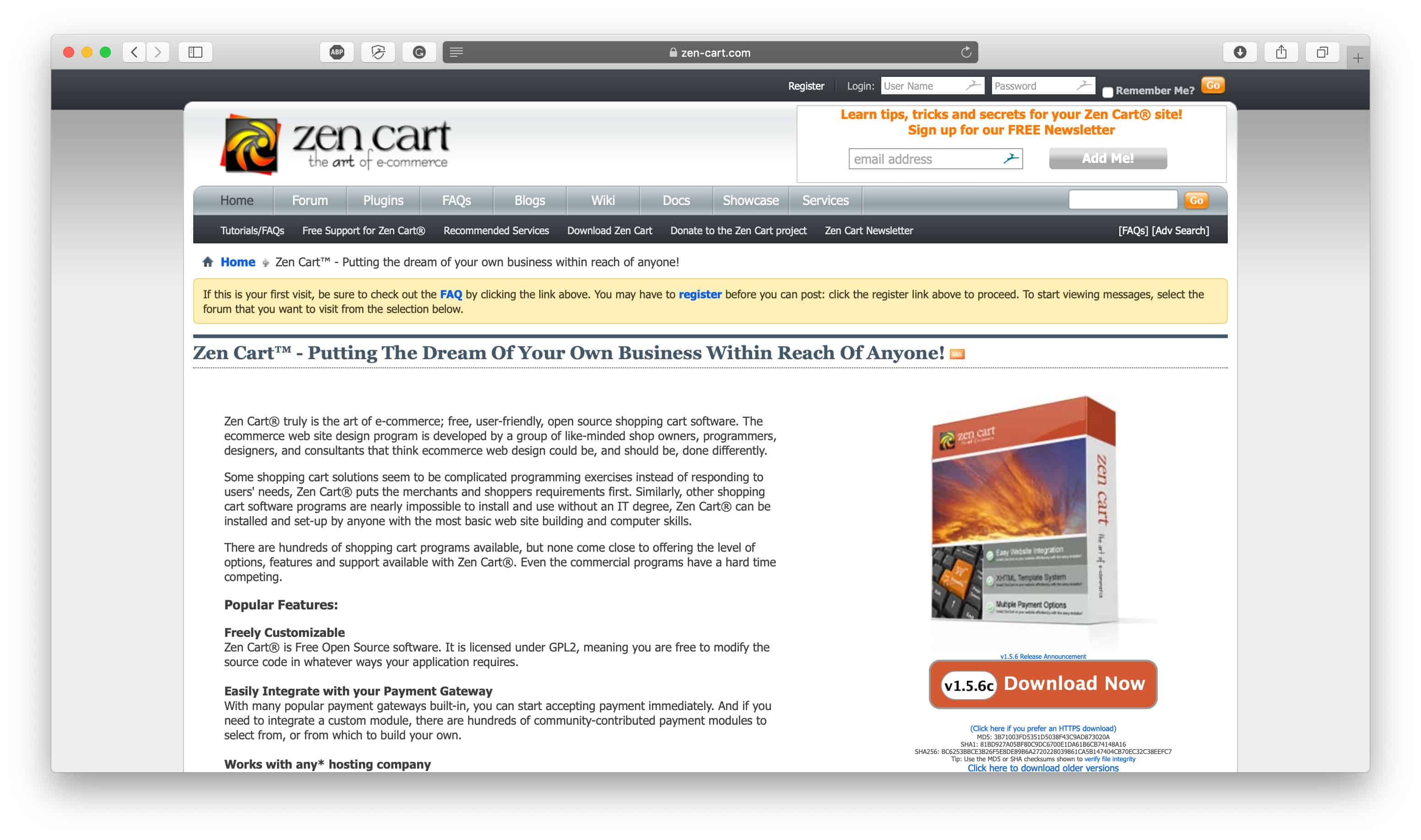 ZenCart Open-Source-Plattform