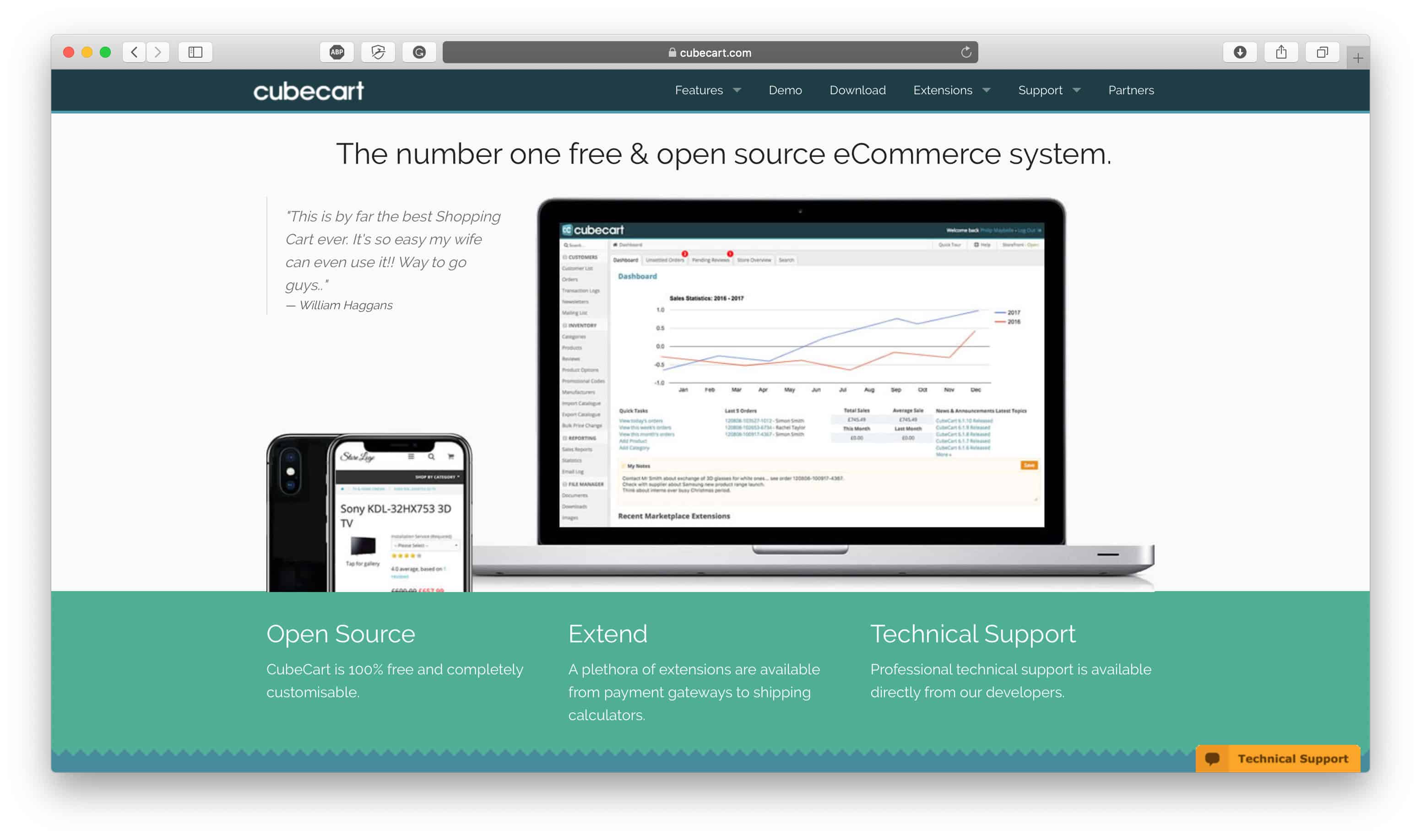 CubeCart E-Commerce-Plattform