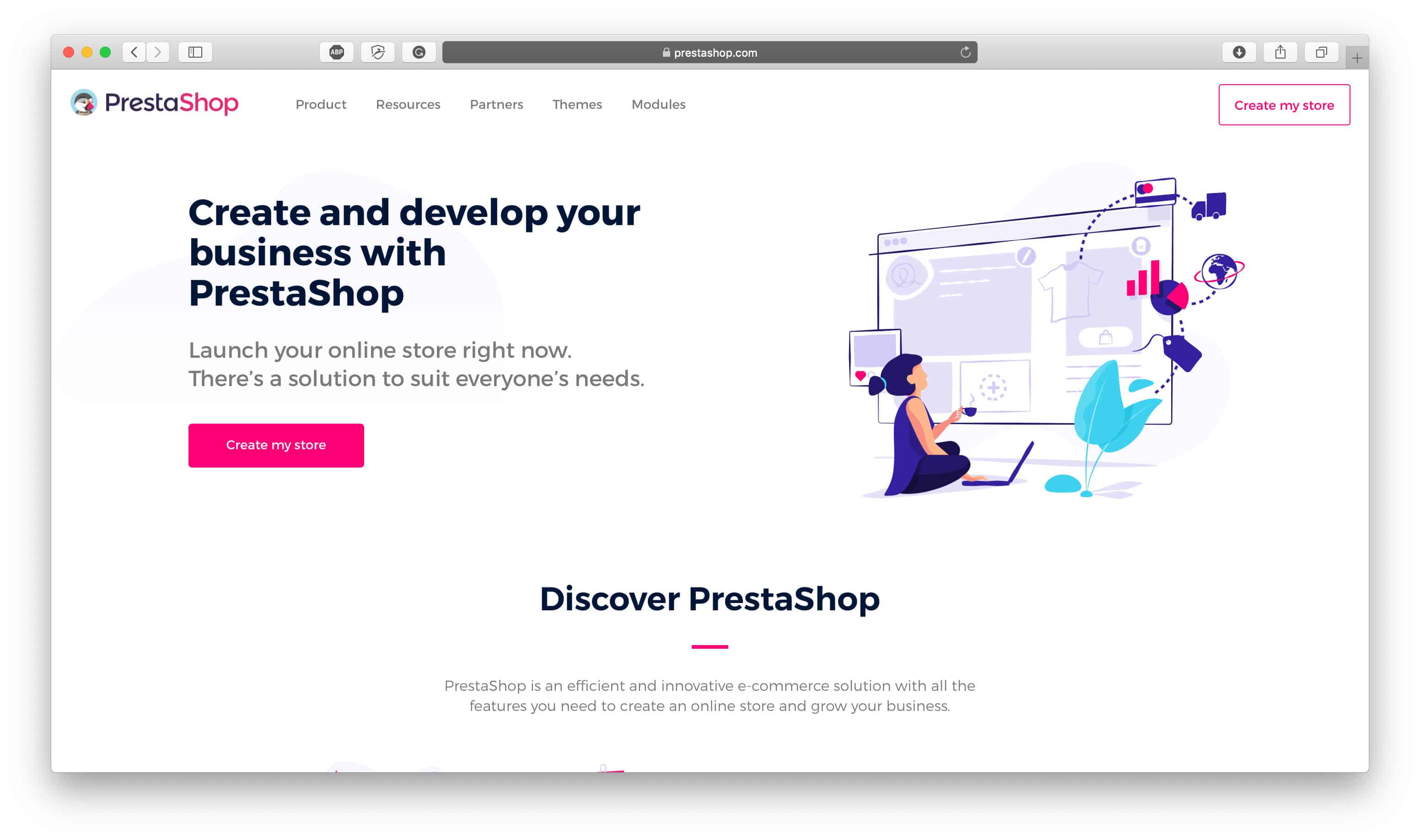 PrestaShop E-Commerce-Plattform
