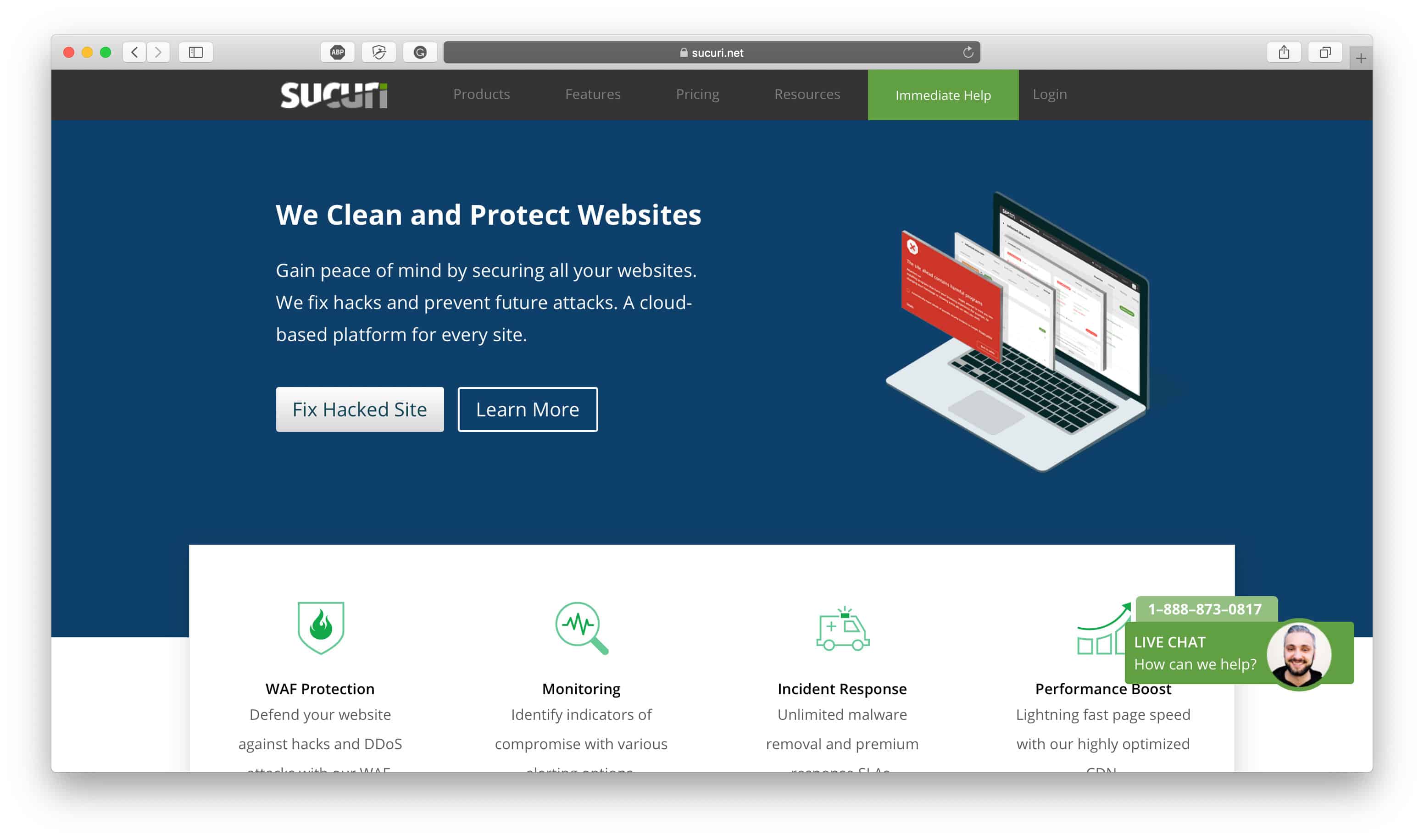 Sucuri-Homepage