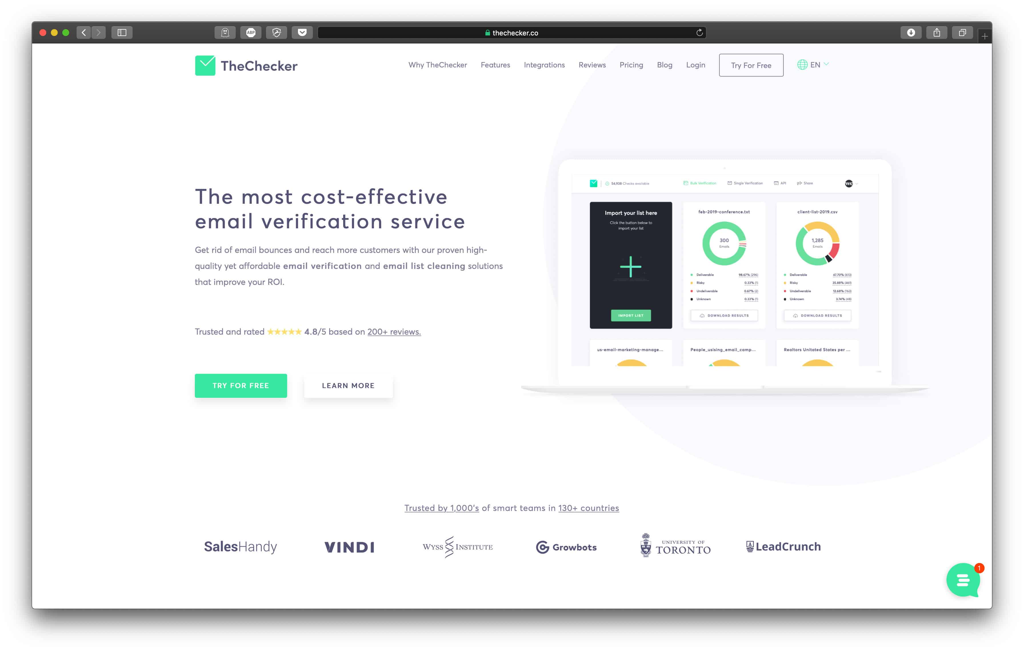 Il Checker Homepage