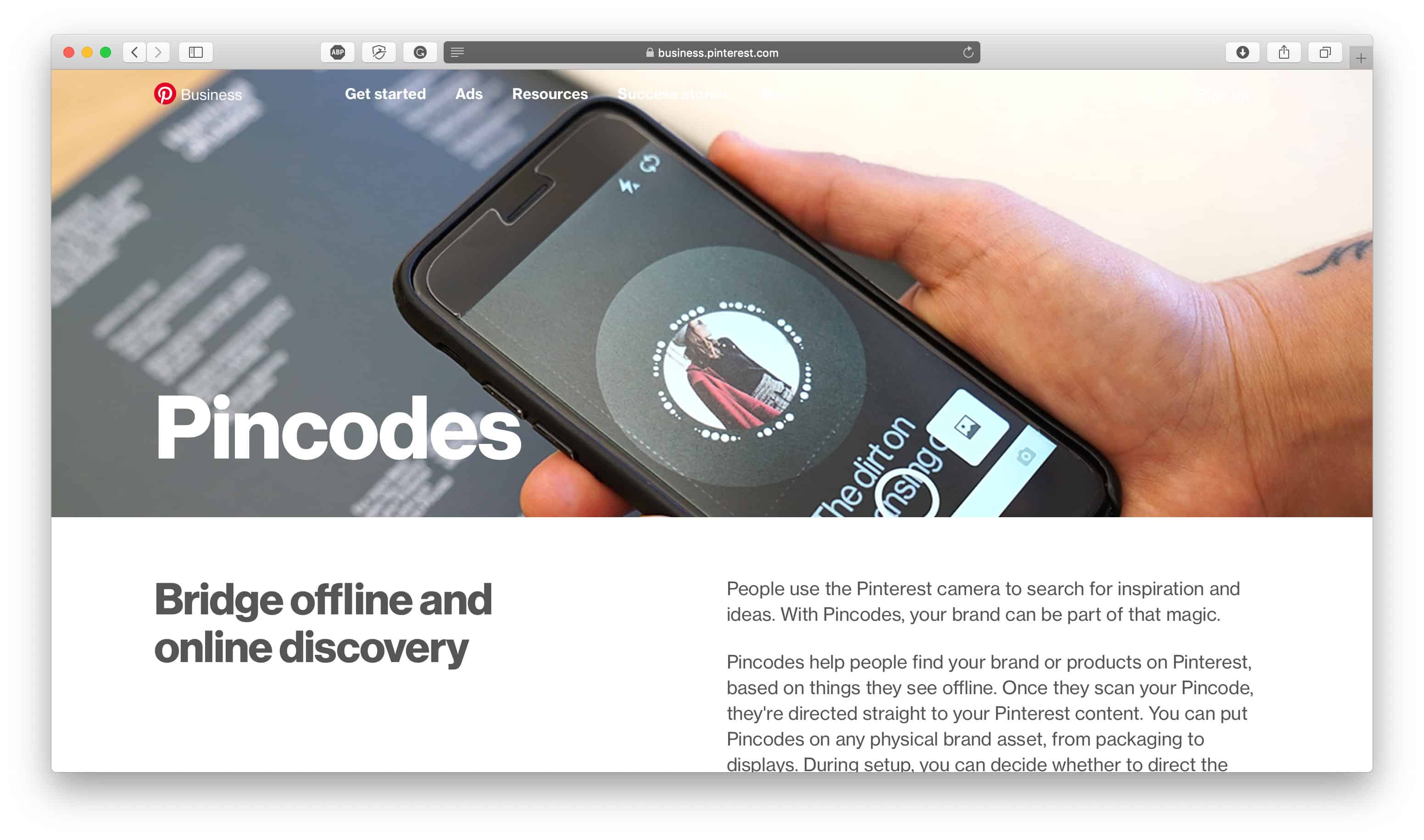 Pincodes Pinterest