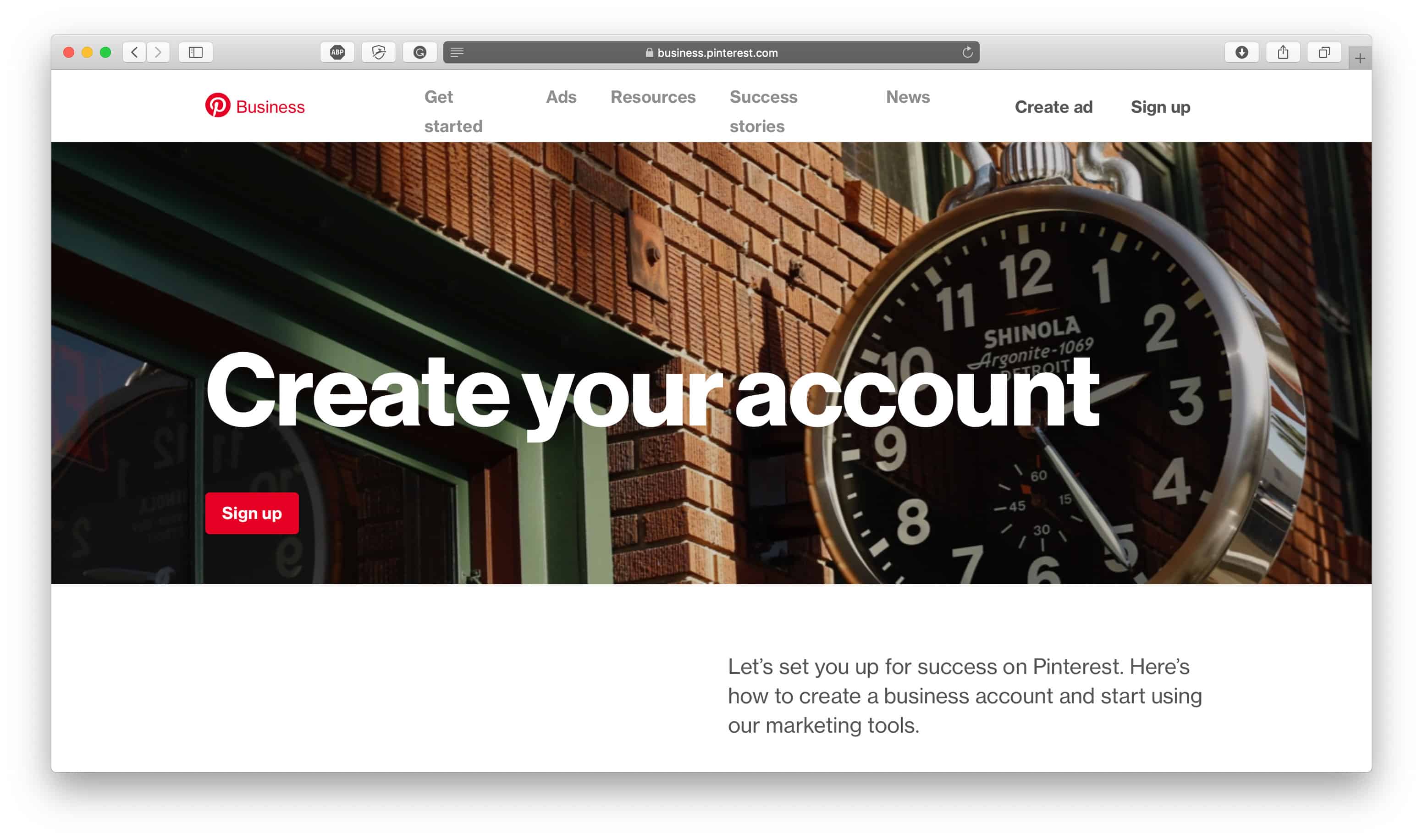 Pinterest pour les entreprises
