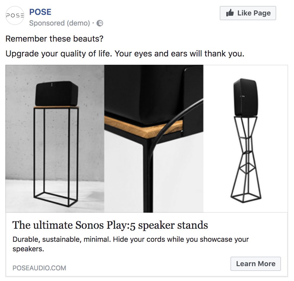 Стратегия ретаргетинга Facebook напоминает клиентам о завершении покупки