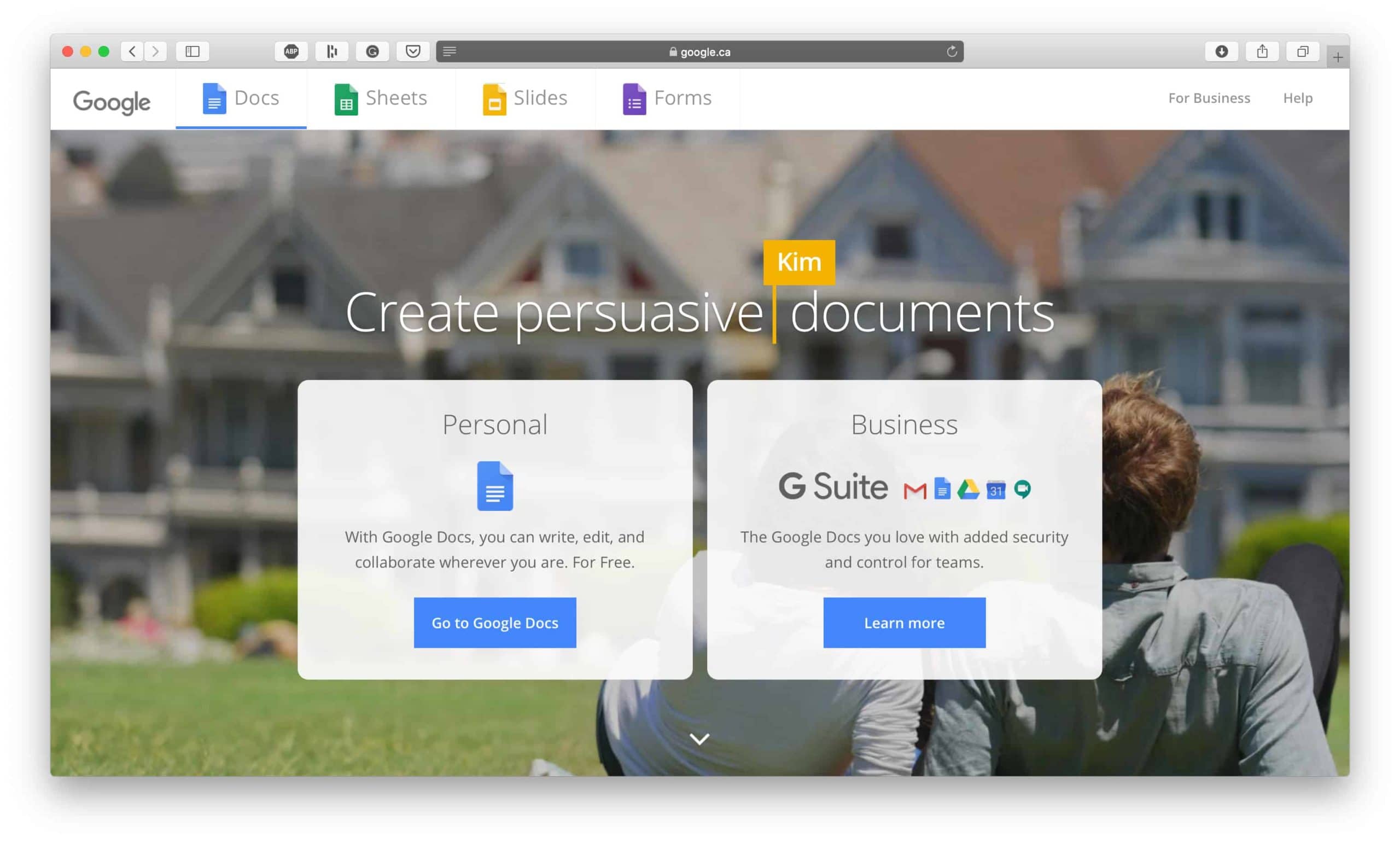 Google Docs pour les entreprises distantes