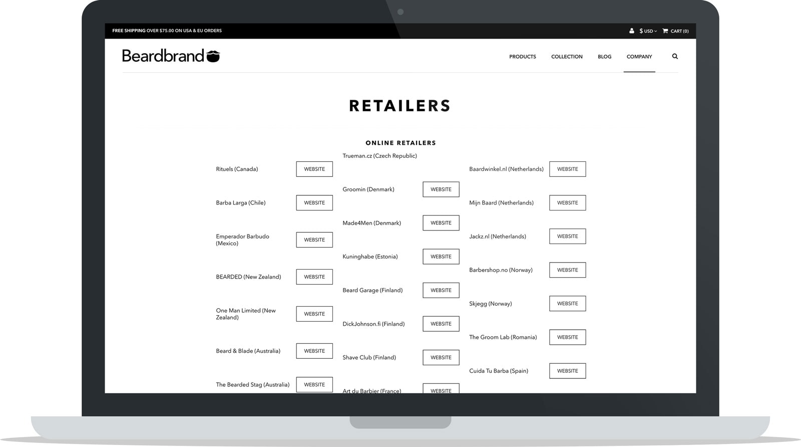 Backlink pentru comercianții cu amănuntul Beardbrand