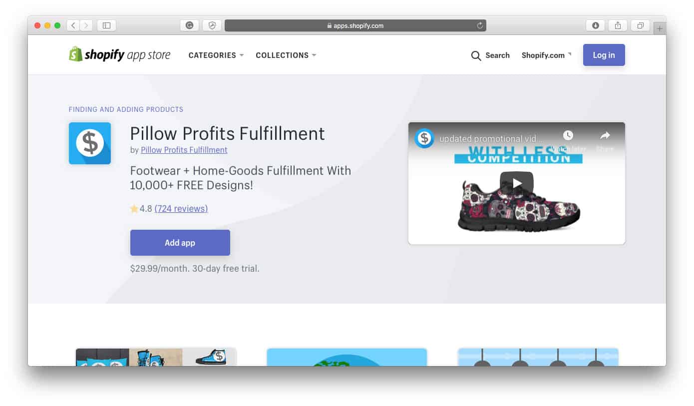 Kissengewinnerfüllung Beste Shopify Dropshipping-Apps
