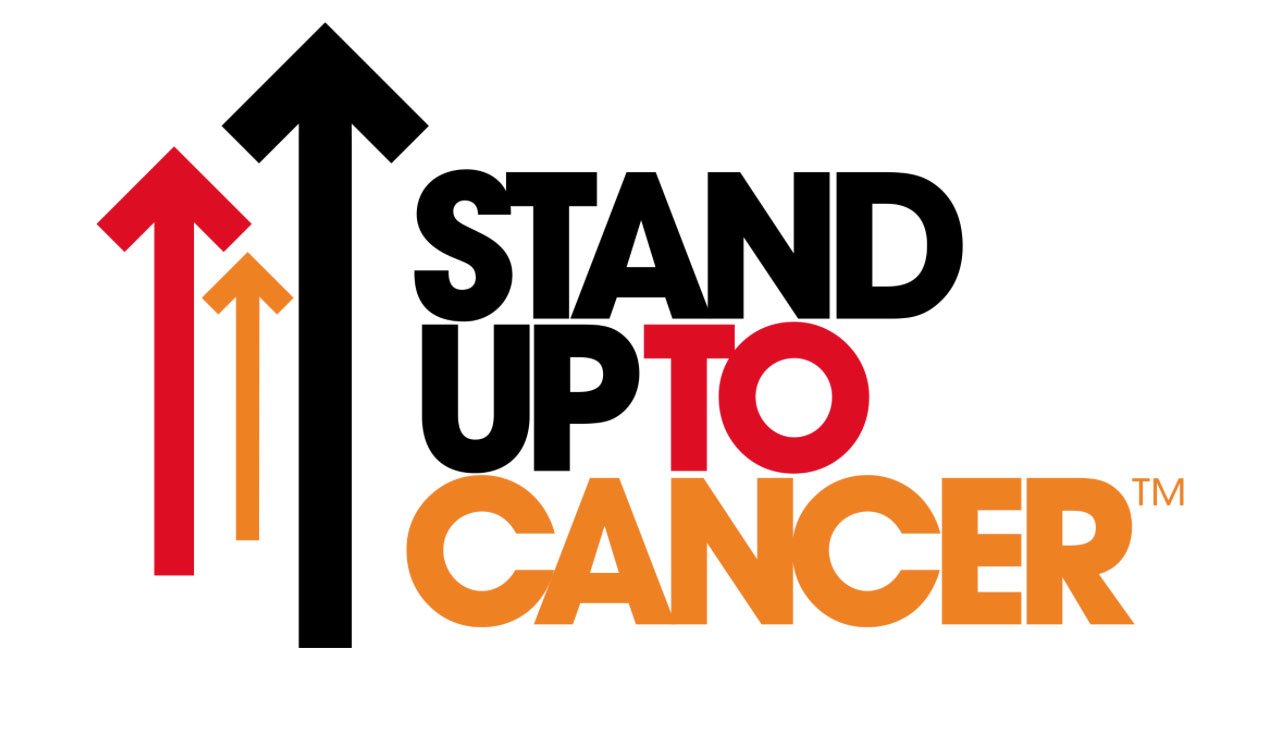 Пример дизайна логотипа Stand Up to Cancer
