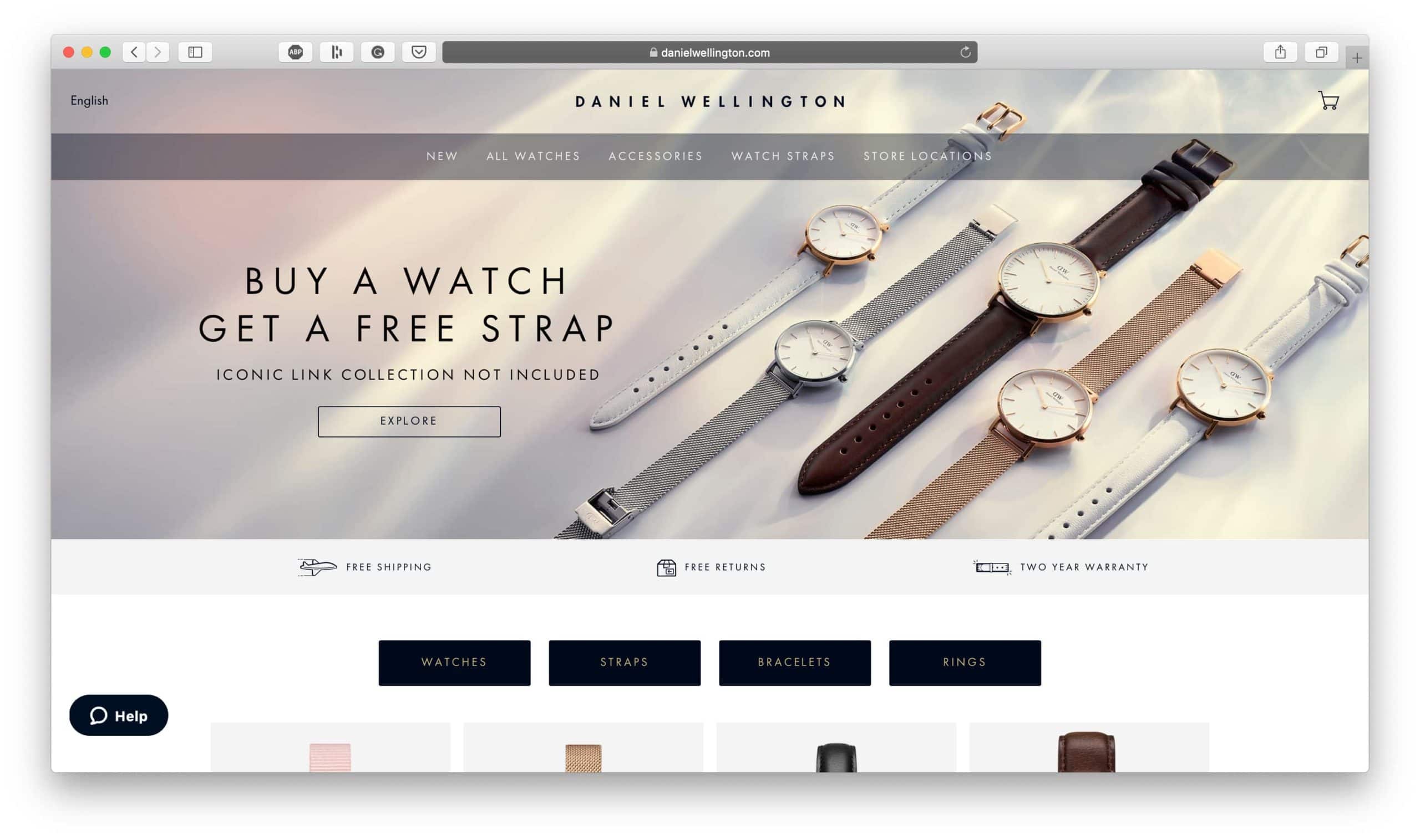 Daniel Wellington Relógios Marca