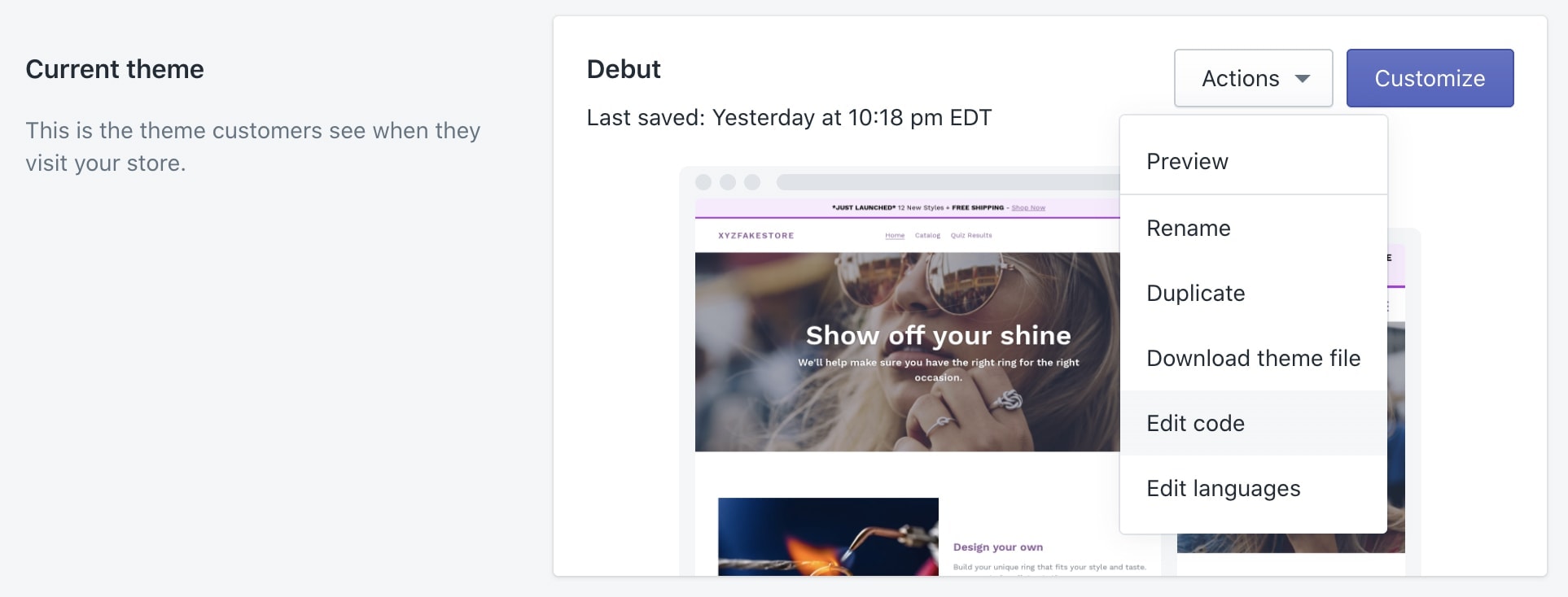 Руководство по настройке панели объявлений Shopify