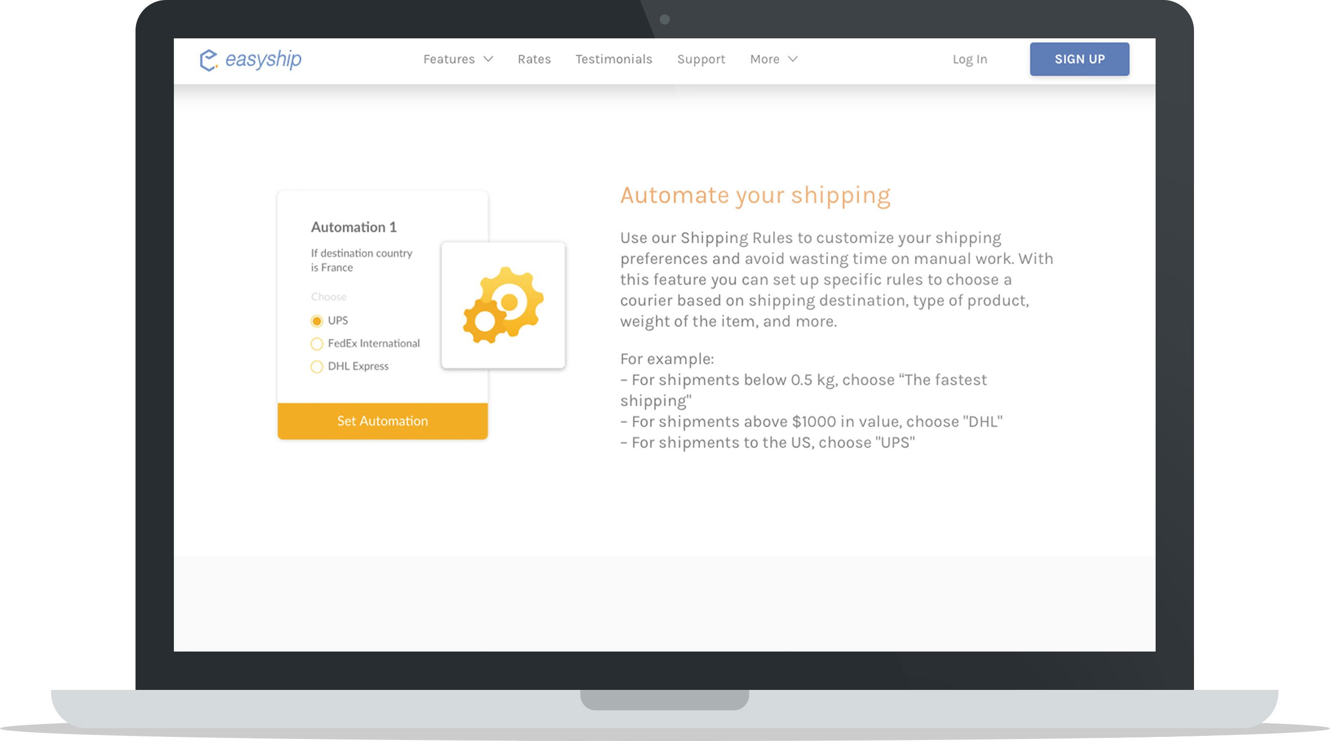 Aplicația Easyship Review