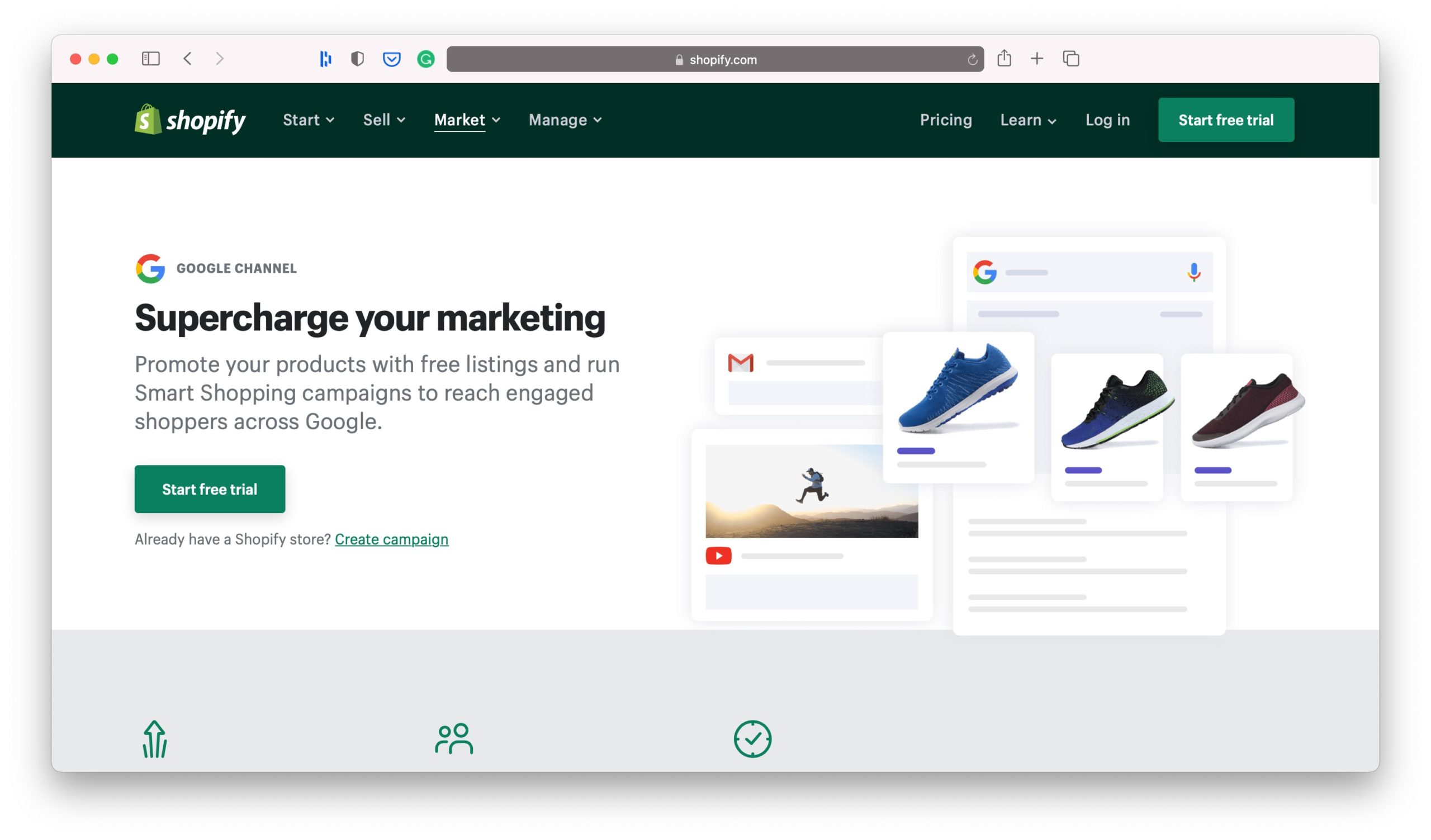 Google Shopify-Marketingkanäle