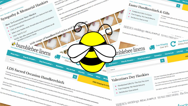 Exemples de pages de destination BBL
