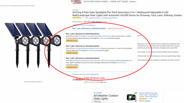 Rabat ilościowy na aukcji Amazon
