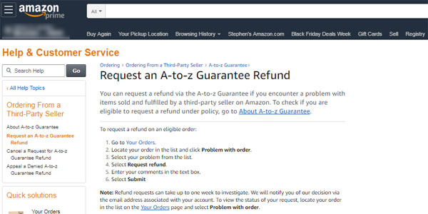 klaim Amazon