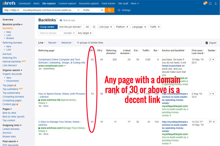 Pemeriksaan backlink
