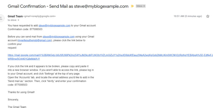 Conferma Gmail