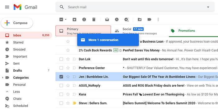 Gmail 스팸 폴더
