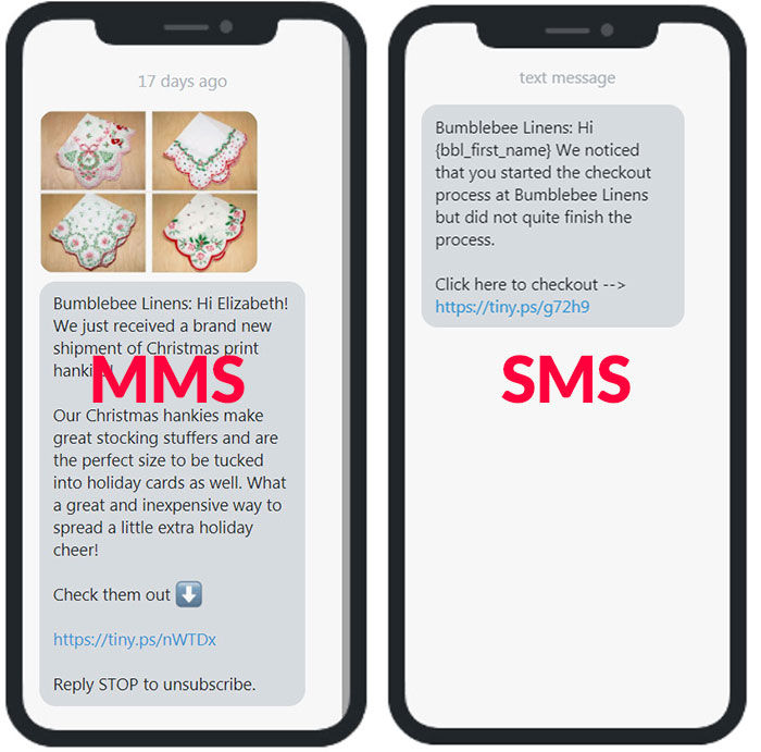 SMS مقابل MMS
