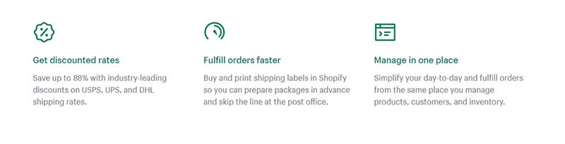 Cómo funciona Shopify Shipping