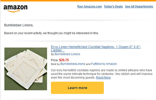 E-maile Amazon